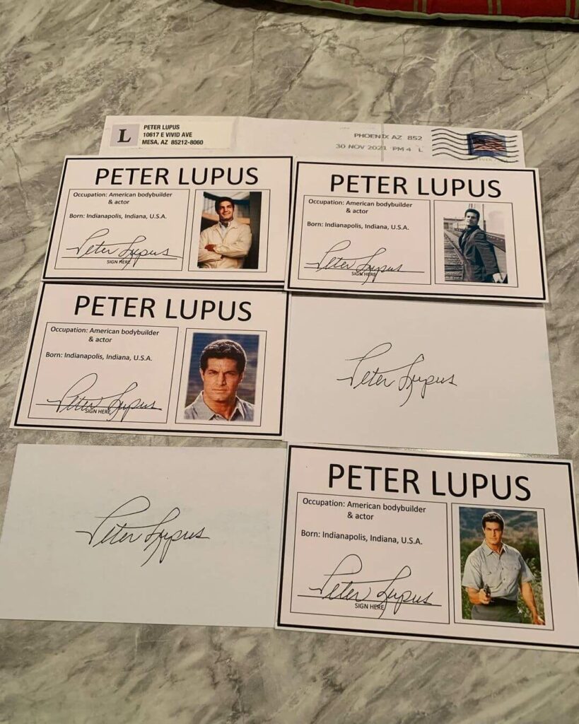 peter lupus autograph
