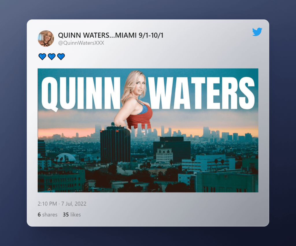 quinn waters twitter
