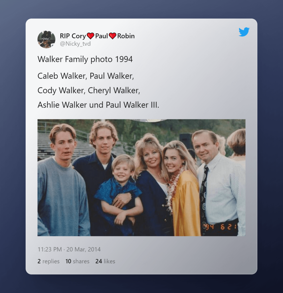walker family photo