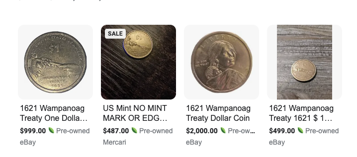 1621 $1 coin